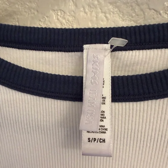 TEAM 2024 USA Olympics Paris Official Cotton Ribbed Olympic T-Shirt Mimi Dress - Picture 10 of 14